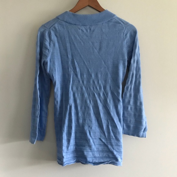 Banana Republic Striped Blue Top - Picture 6 of 6